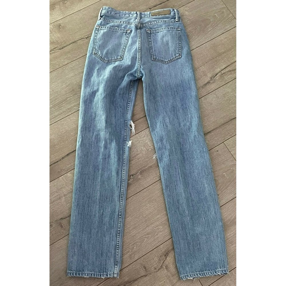 Grlfrnd Distressed Denim Mica in Wish You Would Size 24 - Picture 6 of 8